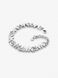 Platinum-Plated Brass Pavé Logo Chain Bracelet SILVER MICHAEL KORS — 2/2 Фото, Картинка BAG❤BAG Придбати оригінал Україна, Київ, Житомир, Львів, Одеса ❤bag-bag.com.ua