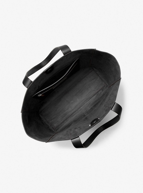 Hudson Pebbled Leather Tote Bag BLACK MICHAEL KORS — Фото, Картинка BAG❤BAG Купить оригинал Украина, Киев, Житомир, Львов, Одесса ❤bag-bag.com.ua