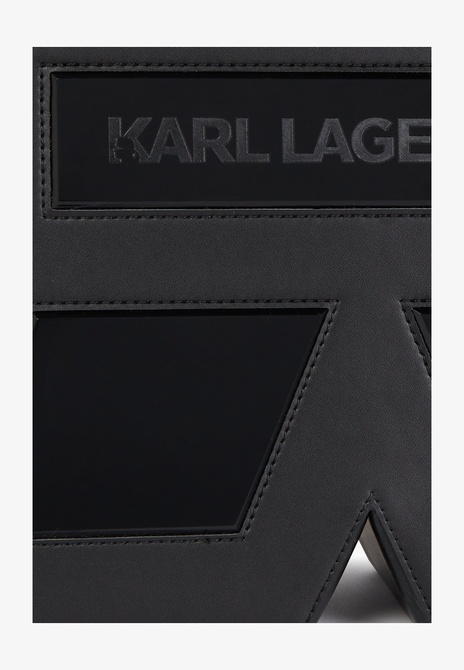 TOP HANDLE IKON K - Handbag BLACK KARL LAGERFELD — Фото, Картинка BAG❤BAG Купить оригинал Украина, Киев, Житомир, Львов, Одесса ❤bag-bag.com.ua