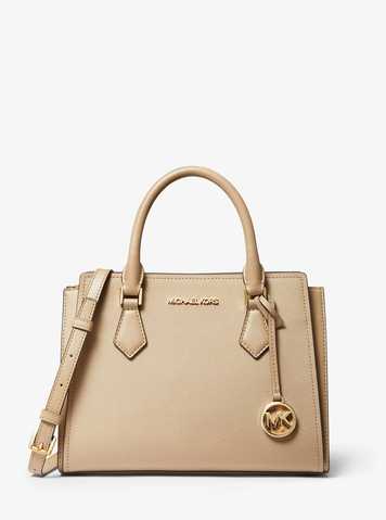 mk leather satchel