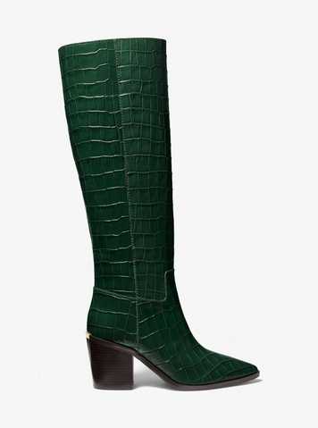 michael kors croc boots