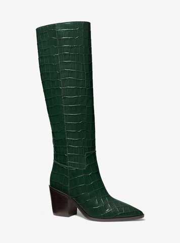 michael kors croc boots