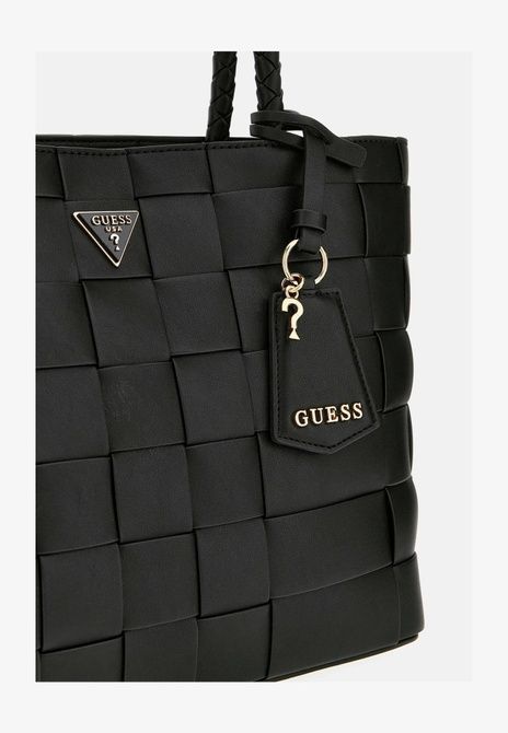 GUESS Shopper Maylee Optik Tote Bag Schwarz Schwarz BG121045GUE &mdash; фото 5 из 5