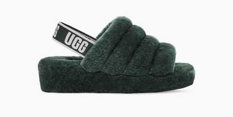 ugg fluff yeah highland green