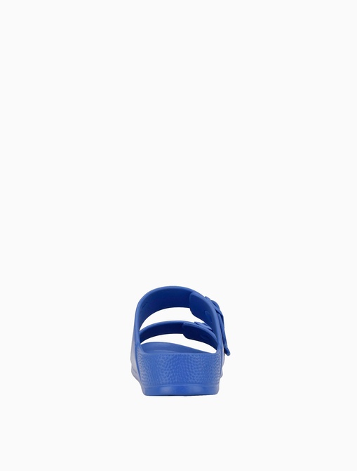 Zion Monogram Logo Double Strap Slide Sandal Palace blue Calvin Klein — Фото, Картинка BAG❤BAG Придбати оригінал Україна, Київ, Житомир, Львів, Одеса ❤bag-bag.com.ua