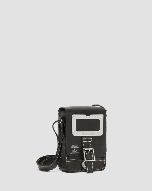 Overdrive Leather Vertical Crossbody Bag Black Overdrive Dr. Martens — Фото, Картинка BAG❤BAG Купить оригинал Украина, Киев, Житомир, Львов, Одесса ❤bag-bag.com.ua