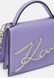 SIGNATURE CROSSBODY - Handbag Iris purple KARL LAGERFELD — 5/6 Фото, Картинка BAG❤BAG Купить оригинал Украина, Киев, Житомир, Львов, Одесса ❤bag-bag.com.ua