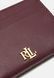 RALPH LAUREN SLIM CARD CASE SMALL - Wallet Vintage burgundy BG-LAU-68440 &mdash; фото 4 из 4