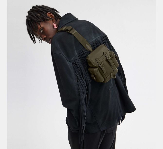 COACH Hitch Backpack 13 ARMY GREEN CR852 &mdash; фото 2 из 5