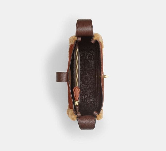 COACH Hadley Mini Crossbody Bag Im / Vintage Brown Multi CDC41 &mdash; фото 5 из 8