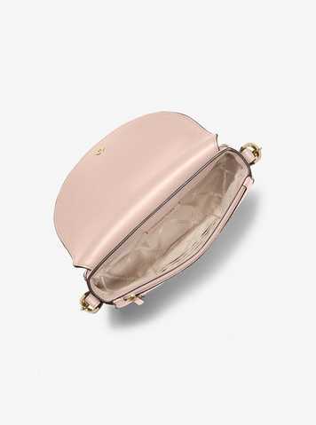 Michael Kors Jet Set Charm Saffiano Leather Crossbody Bag (soft pink):  Handbags