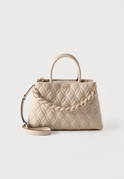 GUESS Maxine Girlfriend Satchel Handbag Light Taupe HWQG9733060-LTA &mdash; фото 1 из 4