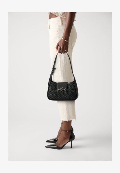KARL LAGERFELD Signature Handbag Black BLACK A3W30049 &mdash; фото 1 из 6