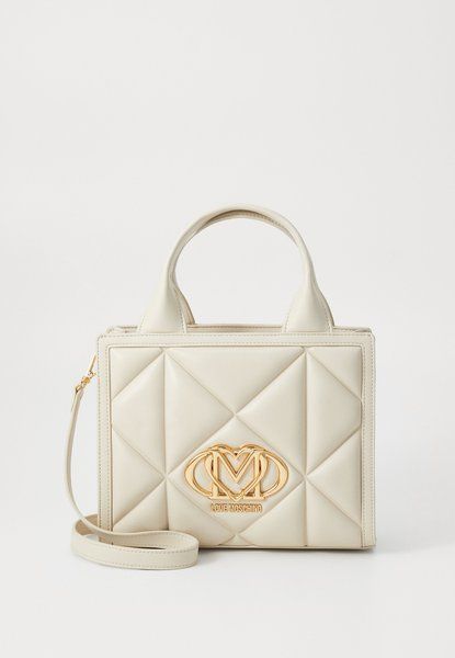MOSCHINO Embossed Handbag Ivory Ivory JC4081PP1N252JPLC0-110 &mdash; фото 1 из 4