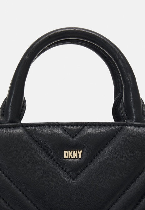 SATCHEL - Handbag Black / Gold-coloured DKNY — Фото, Картинка BAG❤BAG Купить оригинал Украина, Киев, Житомир, Львов, Одесса ❤bag-bag.com.ua