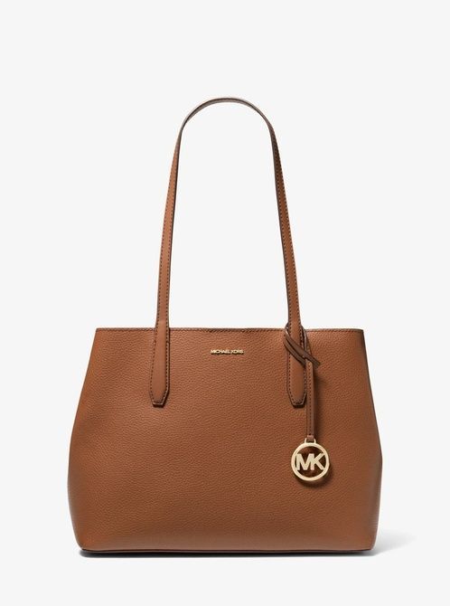 MICHAEL KORS Avalon Medium Pebbled Leather Tote Bag LUGGAGE 35S6G0VT2T &mdash; фото 4 из 4