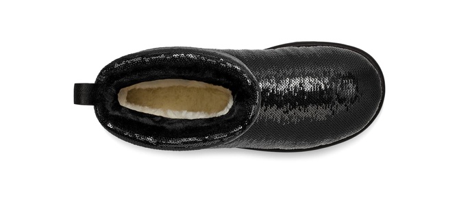 Women's Classic Mini Mirror Ball Boot BLACK UGG — Фото, Картинка BAG❤BAG Купить оригинал Украина, Киев, Житомир, Львов, Одесса ❤bag-bag.com.ua
