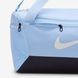 Nike Brasilia Training Duffel Bag (Small, 41L) Celestine Blue / Black / (White) DM3976-441 &mdash; фото 6 из 9