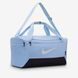 Nike Brasilia Training Duffel Bag (Small, 41L) Celestine Blue / Black / (White) DM3976-441 &mdash; фото 2 из 9