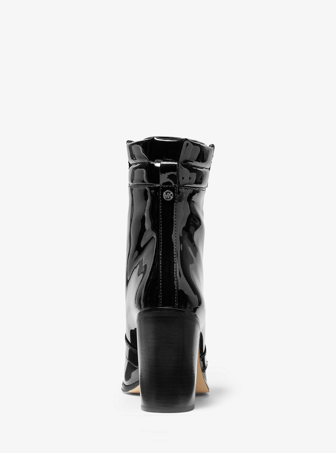 ❤ Rosario Patent Leather Lace-Up Boot 