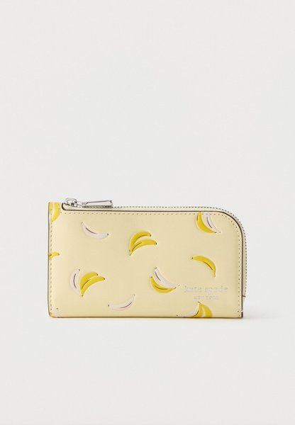 Kate Spade New York Devin Banana Printed Small Slim Bifold Wallet Wallet Lemon Fondant KO774-YPM &mdash; фото 1 из 5