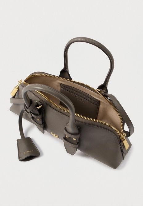 Pinko Bowling Bag Baguette Cross Body Bag Grigio Asfalto / Gold-Coloured 105334A0QO-K33V &mdash; фото 3 из 5