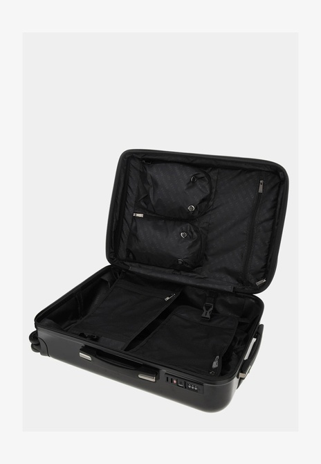 ROULETTES VEZZOLA LOGO 4G - Wheeled suitcase Noir GUESS — Фото, Картинка BAG❤BAG Купить оригинал Украина, Киев, Житомир, Львов, Одесса ❤bag-bag.com.ua