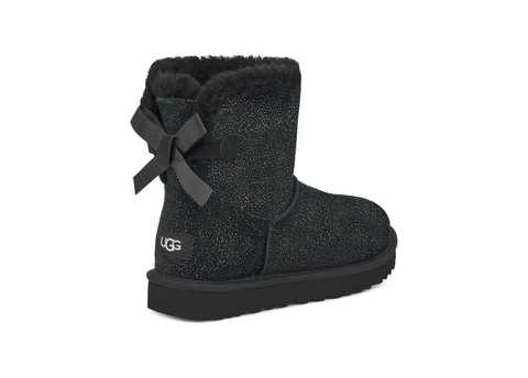 Ugg bow boots sale black