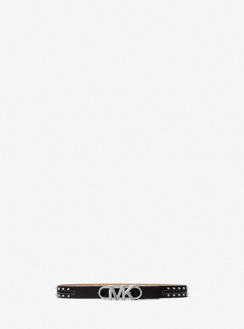 Studded Leather Belt BLACK MICHAEL KORS — Фото, Картинка BAG❤BAG Купить оригинал Украина, Киев, Житомир, Львов, Одесса ❤bag-bag.com.ua