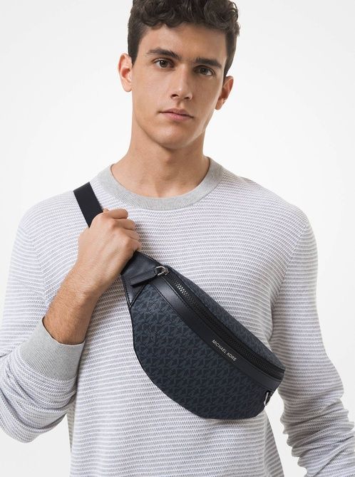 MICHAEL KORS Greyson Logo Sling Pack ADMRL / PLBLUE 33S0LGYC1B &mdash; фото 4 из 4