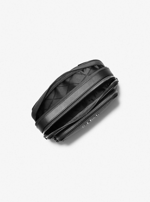 Hudson Small Pebbled Leather Sling Pack BLACK MICHAEL KORS — Фото, Картинка BAG❤BAG Купить оригинал Украина, Киев, Житомир, Львов, Одесса ❤bag-bag.com.ua