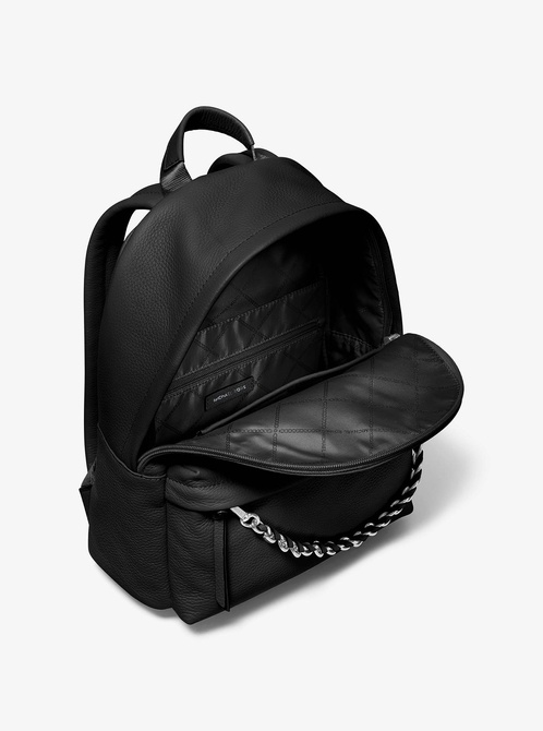 Slater Medium Pebbled Leather Backpack BLACK MICHAEL KORS — Фото, Картинка BAG❤BAG Купить оригинал Украина, Киев, Житомир, Львов, Одесса ❤bag-bag.com.ua