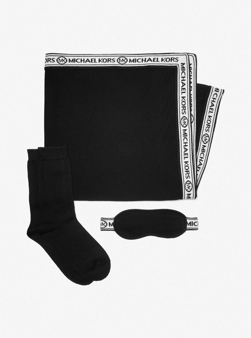 Logo Tape Knit Nylon Blend Travel Accessory Set BLACK MICHAEL KORS — Фото, Картинка BAG❤BAG Купить оригинал Украина, Киев, Житомир, Львов, Одесса ❤bag-bag.com.ua