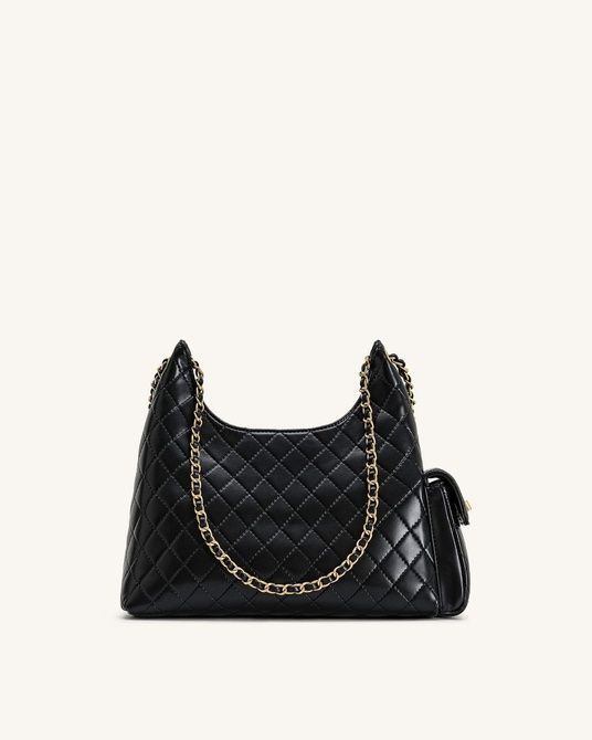 JW PEI Vivian Quilted Chain Shoulder Bag BLACK BG131429JWP &mdash; фото 7 из 8