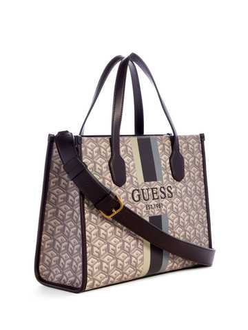 Guess Silvana G-Cube Logo Tote Bag