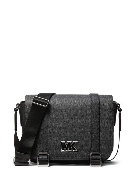 Cooper Medium Logo Messenger Bag BLACK Michael Kors Mens — Фото, Картинка BAG❤BAG Купить оригинал Украина, Киев, Житомир, Львов, Одесса ❤bag-bag.com.ua