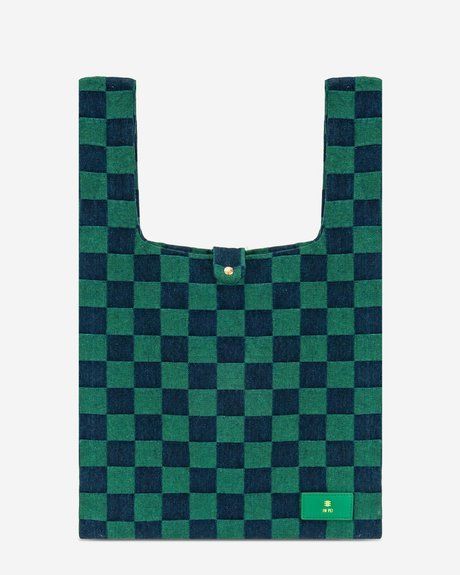 JW PEI Molly Checkerboard Market Bag Jungle Green BG102116JWP &mdash; фото 1 из 5