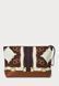 RALPH LAUREN Equestrian-Print Canvas Large Pouch Wash Bag Equestrian Scarf Print/Lrn Tan Equestrian Scarf Print / Lrn Tan 432P04512-001 &mdash; фото 2 из 4