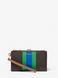 Adele Logo Stripe Smartphone Wallet PALM GREEN MICHAEL KORS — 1/4 Фото, Картинка BAG❤BAG Купить оригинал Украина, Киев, Житомир, Львов, Одесса ❤bag-bag.com.ua