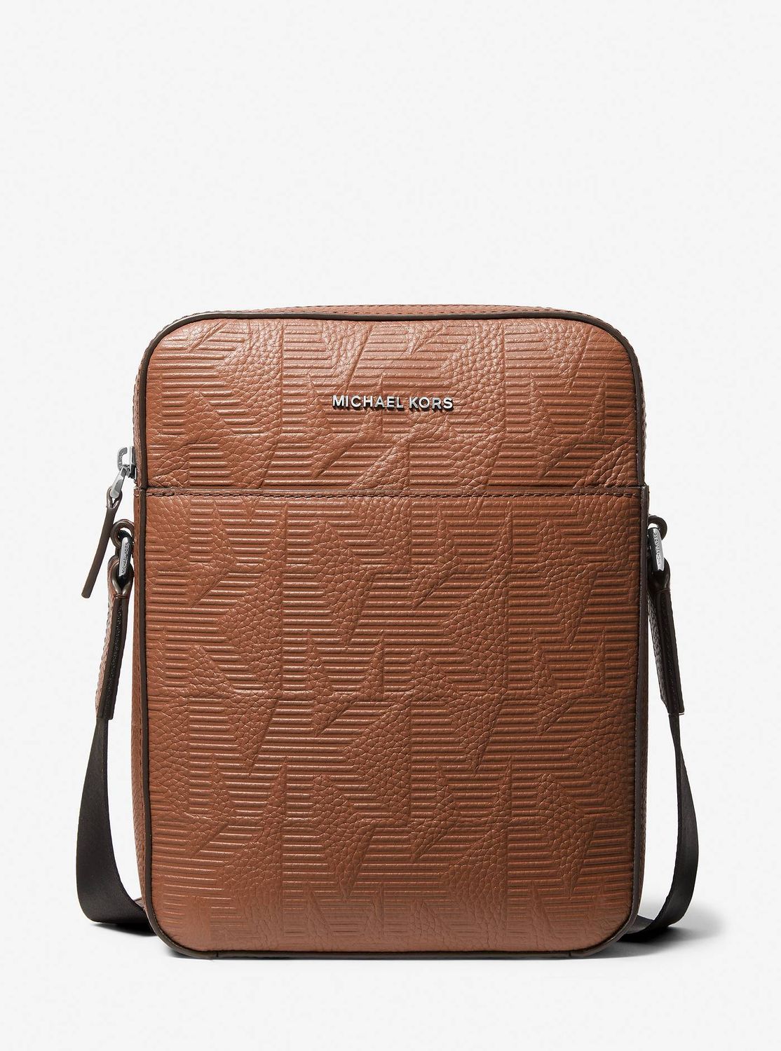 MICHAEL KORS® ᐉ Cooper Logo Embossed Leather Flight Bag 【LUGGAGE