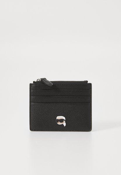 KARL LAGERFELD Ikon Zip Cardholder Wallet Black BLACK A3W32008 &mdash; фото 1 из 4