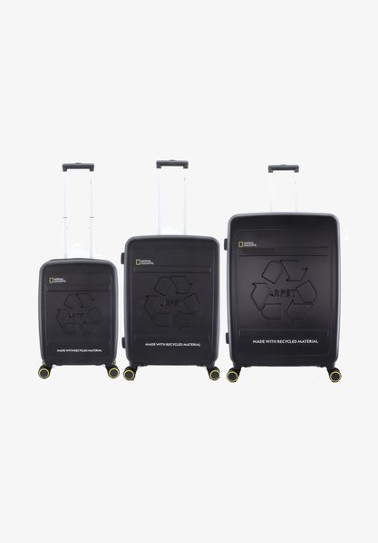 3 SET BALANCE - Wheeled suitcase BLACK National Geographic — Фото, Картинка BAG❤BAG Купить оригинал Украина, Киев, Житомир, Львов, Одесса ❤bag-bag.com.ua