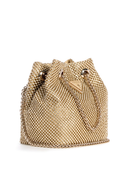 Zalina Mesh Pouch GOLD GUESS — Фото, Картинка BAG❤BAG Купить оригинал Украина, Киев, Житомир, Львов, Одесса ❤bag-bag.com.ua