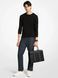 MICHAEL KORS Cooper Pebbled Leather and Signature Logo Briefcase BLACK 37F6LCOA8L &mdash; фото 1 з 4