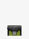 Whitney Small Checkerboard Logo Leather Chain Wallet BLACK / NEON YELLOW MICHAEL KORS — 1/4 Фото, Картинка BAG❤BAG Купить оригинал Украина, Киев, Житомир, Львов, Одесса ❤bag-bag.com.ua