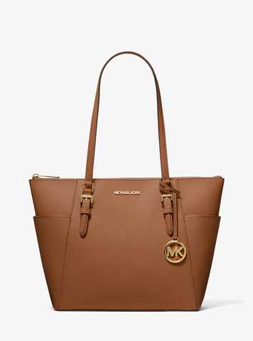 michael kors top zip tote