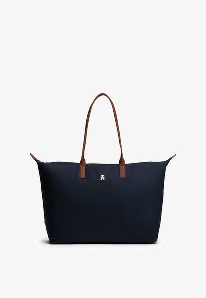 TOMMY HILFIGER Popette Tote Bag Space Blue Space blue AW0AW17996 &mdash; фото 1 из 9
