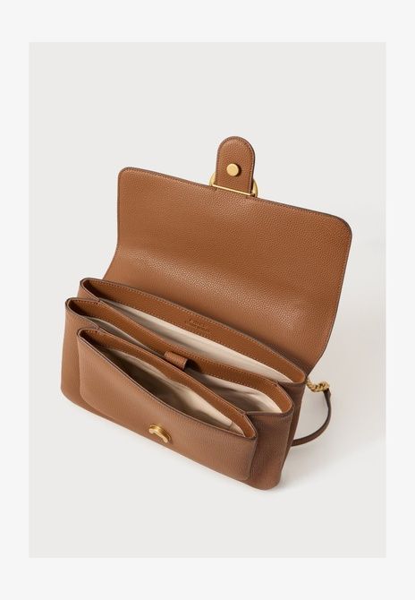 Pinko Love One Soft Big Bottalata Cross Body Bag Marrone / Gold-Coloured 104527A29Q-L17Q &mdash; фото 3 из 4