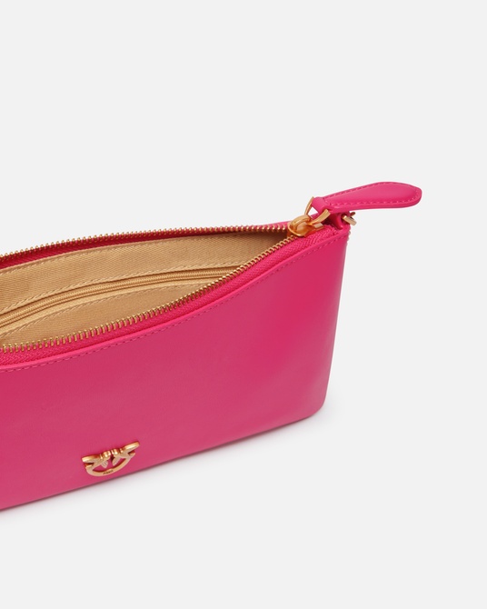 Horizontal Flat Bag in leather PINKO PINK-ANTIQUE GOLD Pinko — Фото, Картинка BAG❤BAG Придбати оригінал Україна, Київ, Житомир, Львів, Одеса ❤bag-bag.com.ua