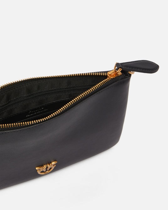 Classic Flat Love Bag Simply BLACK-ANTIQUE GOLD Pinko — Фото, Картинка BAG❤BAG Купить оригинал Украина, Киев, Житомир, Львов, Одесса ❤bag-bag.com.ua